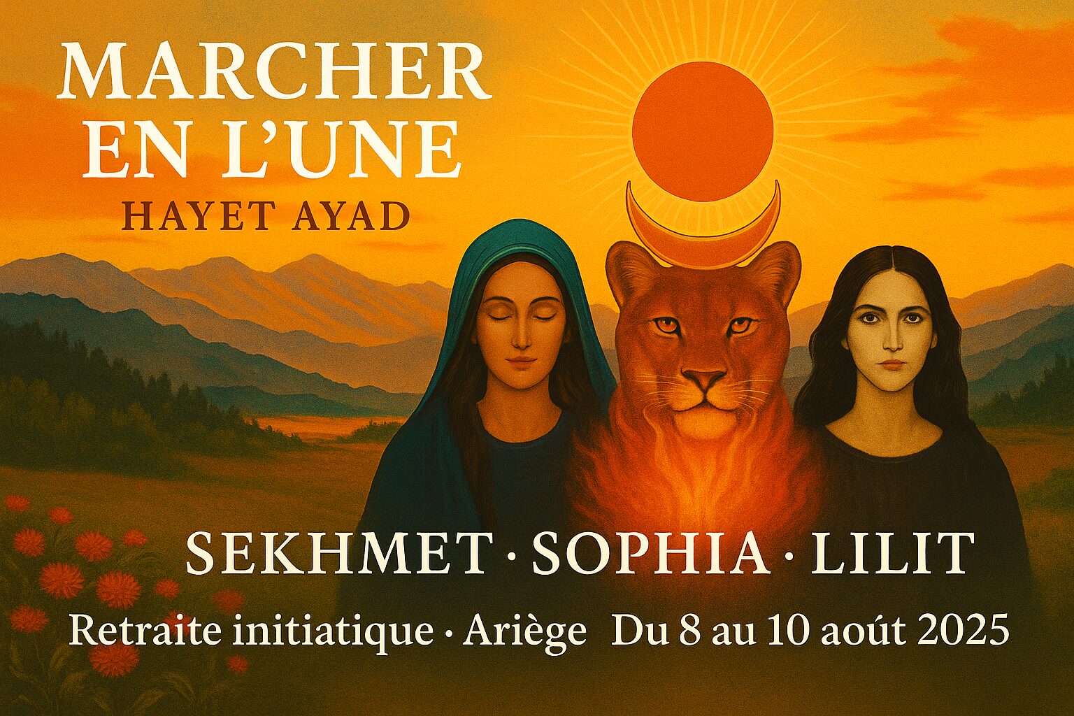 (09) RETRAITE EN ARIEGE -  Sekhmet - Sophia - Lilith- Ton féminin enfin déployé !